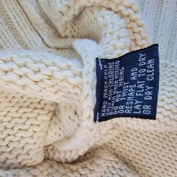 Polo by Ralph Lauren Mens XL Beige Sweater - Picture 6 of 8